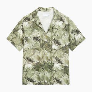Vacation Shirt - Green Jungle Palms